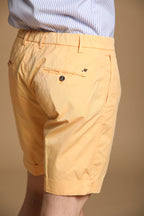 New York 1 Pinces City String bermuda chino uomo in cotone pima regular fit