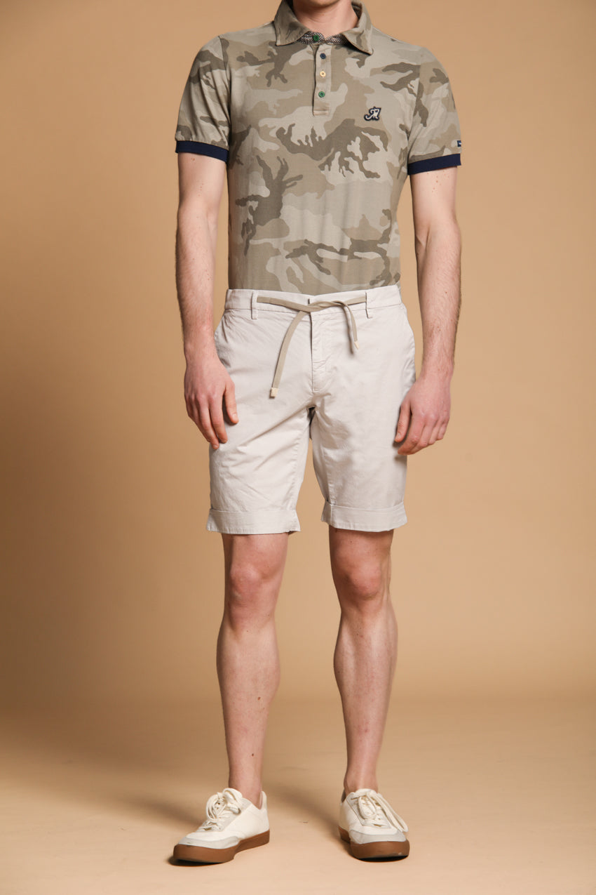 New York Side Elax bermuda chino jogger uomo in cotone pima regular fit