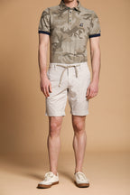 New York Side Elax bermuda chino jogger uomo in cotone pima regular fit