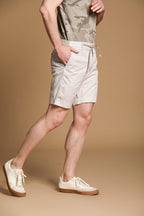 New York Side Elax bermuda chino jogger uomo in cotone pima regular fit