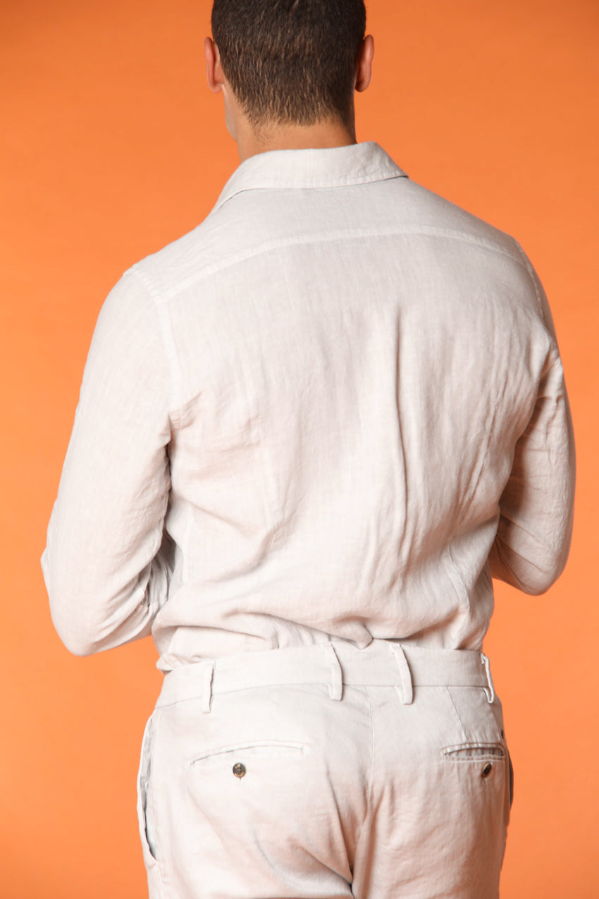 Torino Hemd Herren Langarm aus Leinen