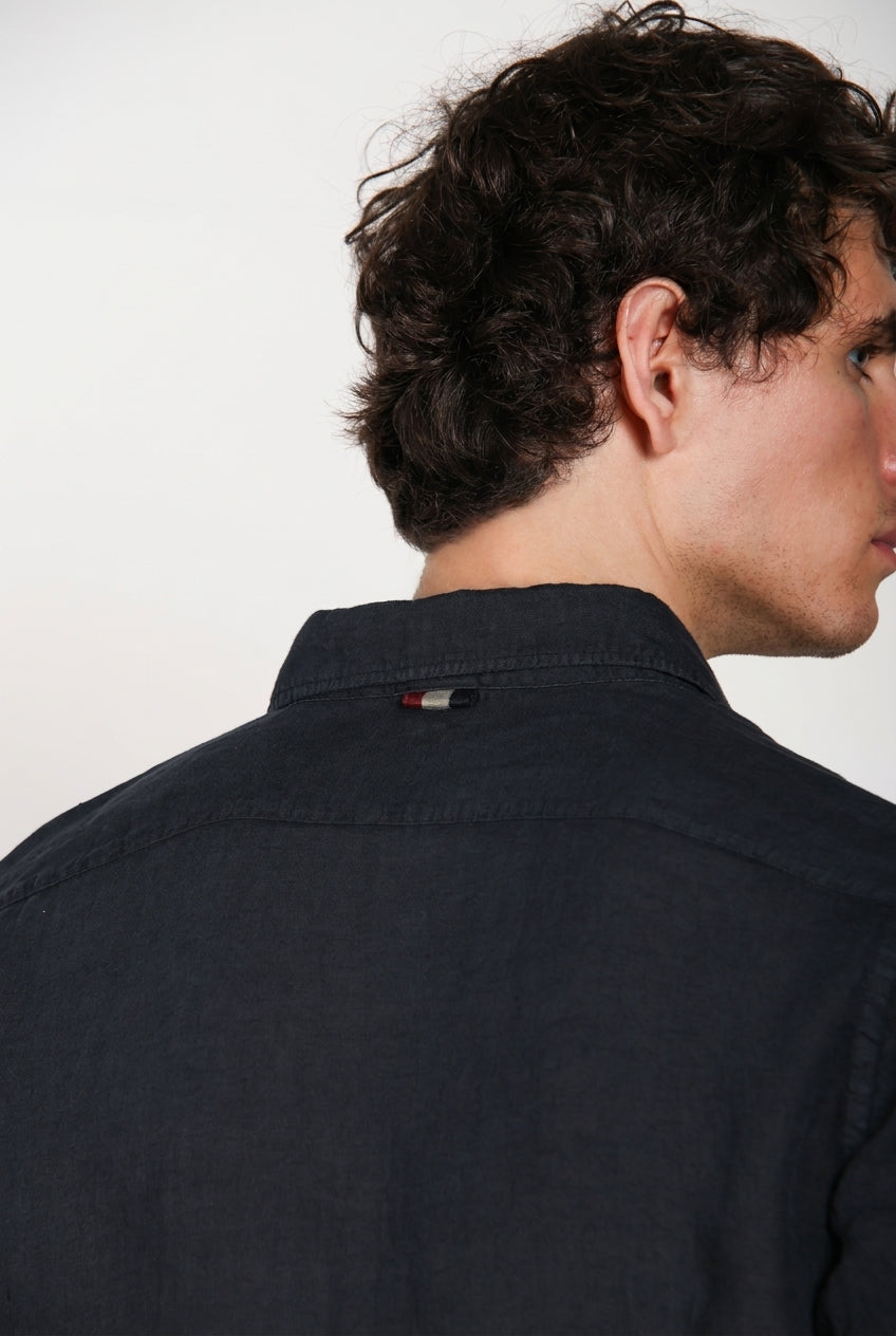 Torino Hemd Herren aus Leinenstoff ①