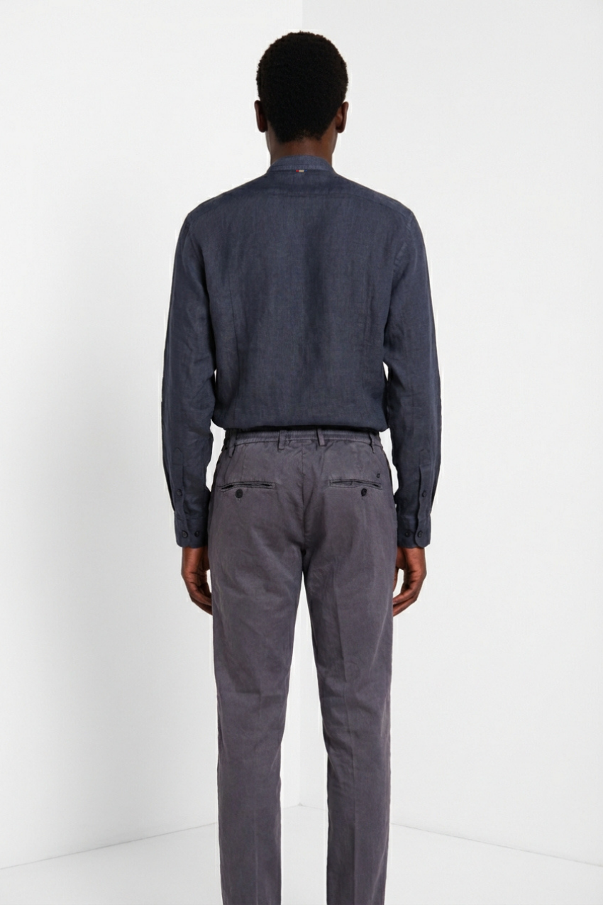 Porto Hemd Herren aus Leinenstoff ①