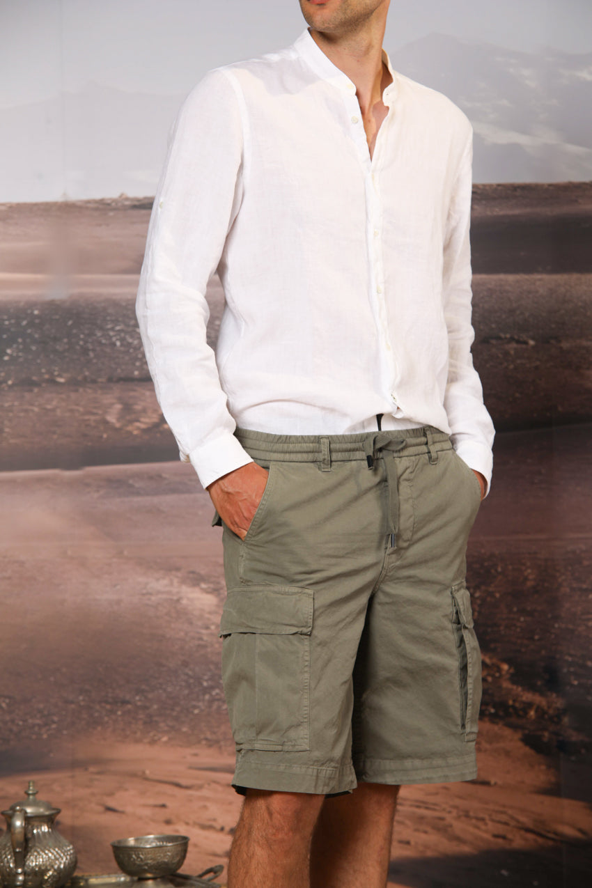 Porto camicia uomo a manica lunga in lino