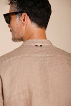 Porto Herren Hemd aus Leinenstoff ①