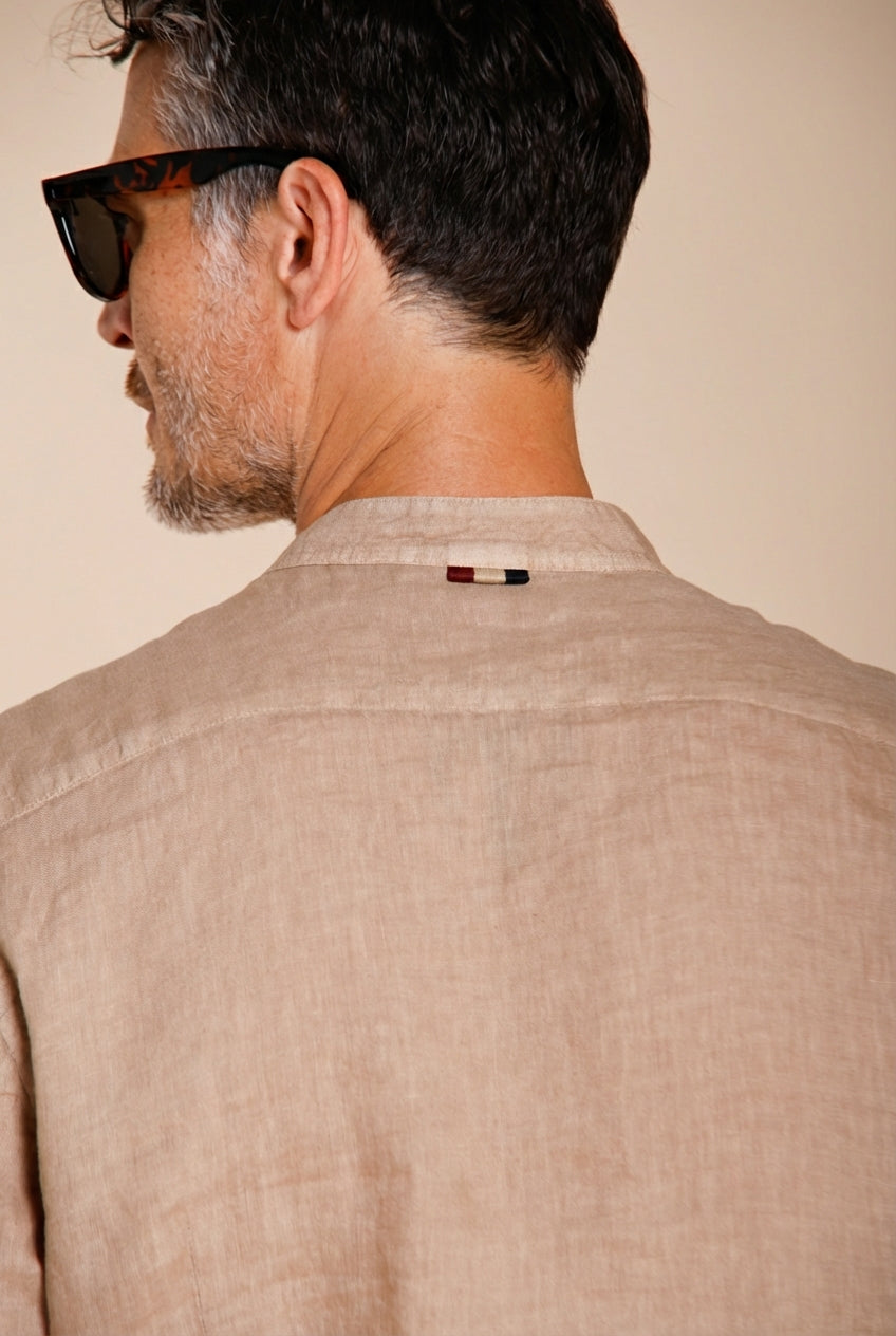 Porto Herren Hemd aus Leinenstoff ①