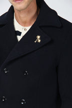 Churchill cappotto uomo in panno morbido di lana