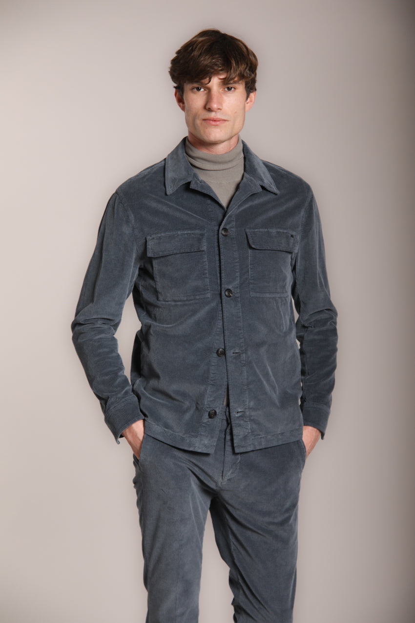 Steve overshirt uomo in velluto 500 righe