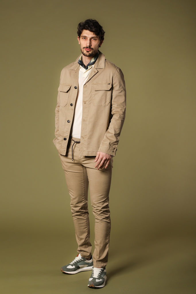 Bild 2 von Mason's Herren-Overshirt-Jacke, Modell Summer, in Khaki, regular Passform