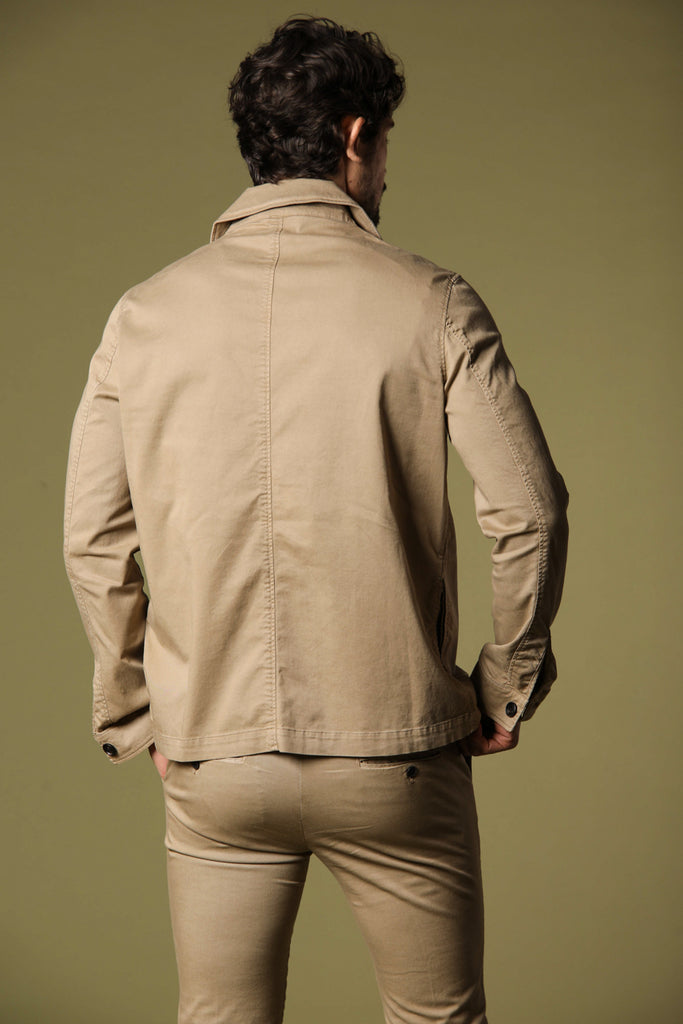 Bild 3 von Mason's Herren-Overshirt-Jacke, Modell Summer, in Khaki, regular Passform
