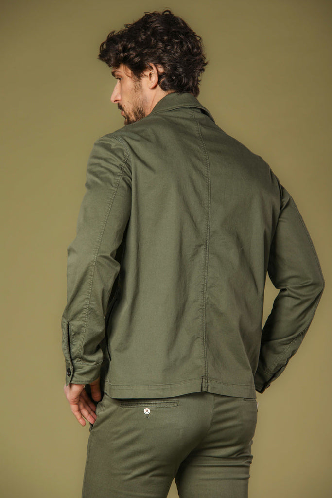 Bild 4 von Mason's Herren-Overshirt-Jacke, Modell Summer, in Grün, regular Passform