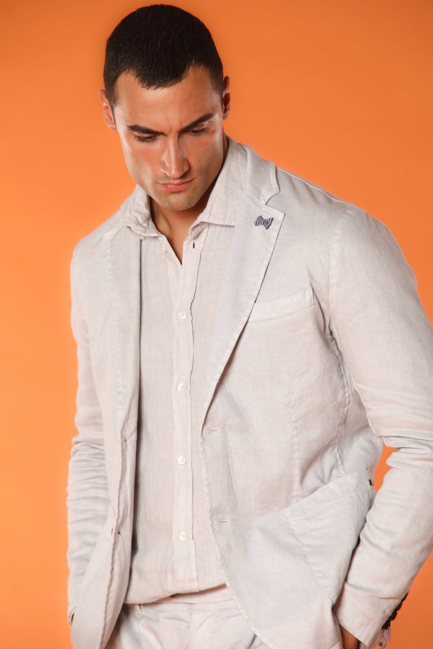 Da Vinci Summer Blazer Herren aus Leinen-Baumwoll-Twill 