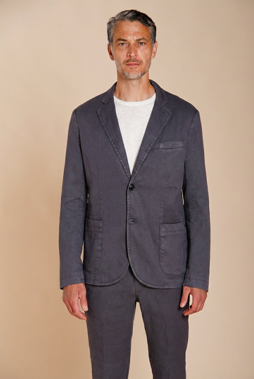 Da Vinci Blazer Herren aus Leinen und Baumwolle Twill