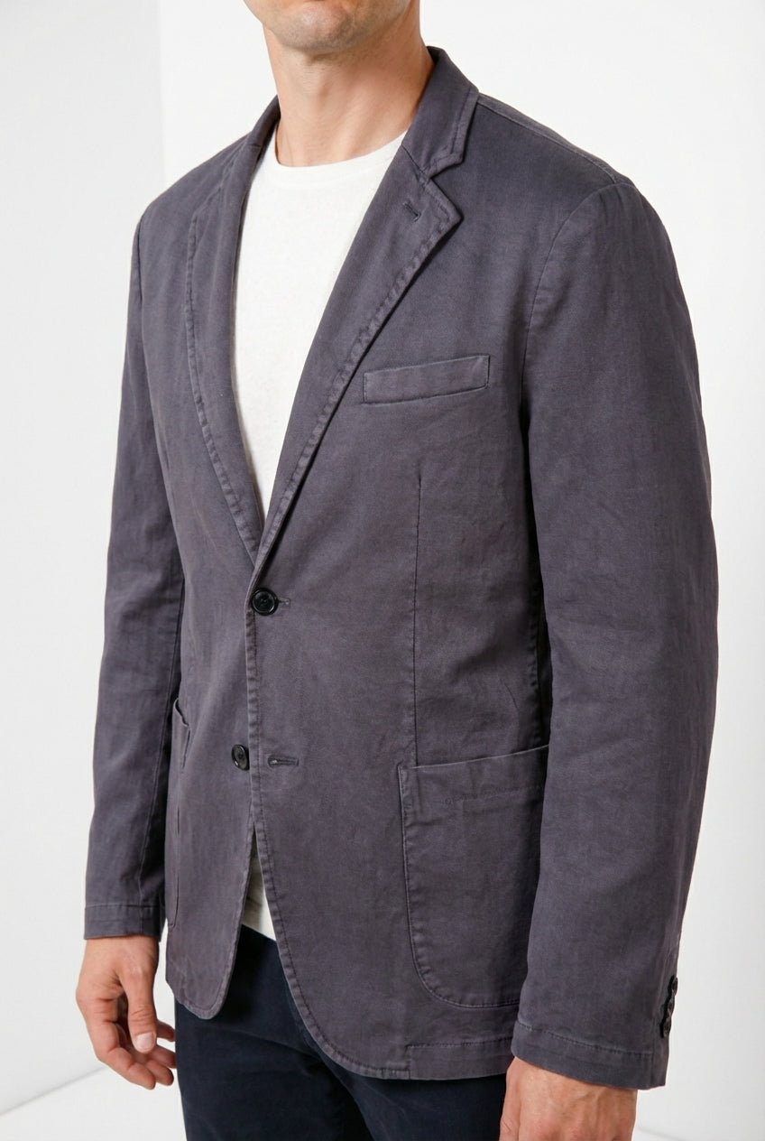 Da Vinci Blazer Herren aus Leinen und Baumwolle Twill