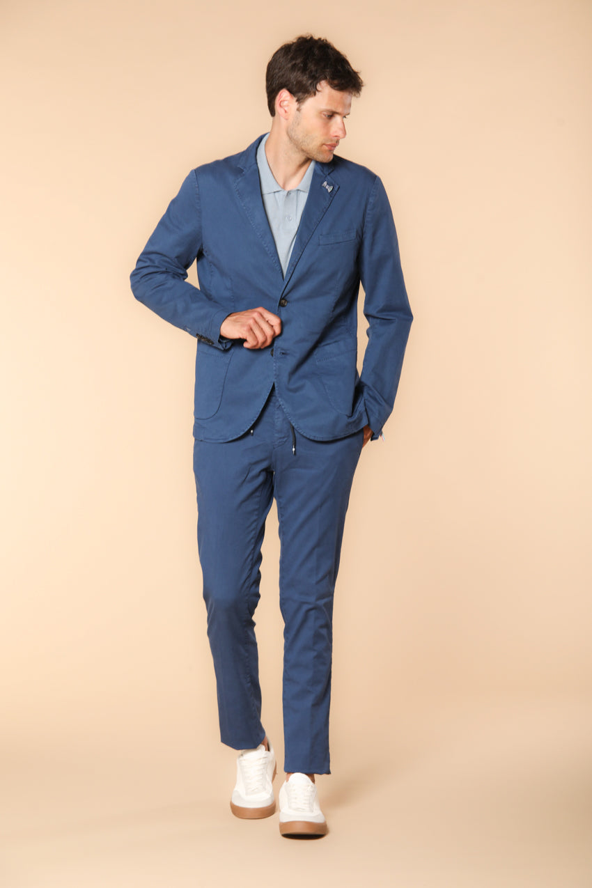 Da Vinci Summer blazer uomo in cotone e tencel regular fit