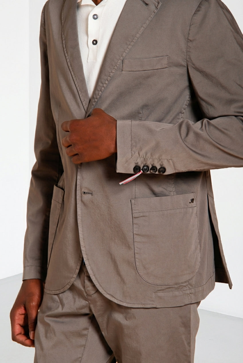 Da Vinci Travel Blazer Herren aus technischem Travel-Stretch-Satin