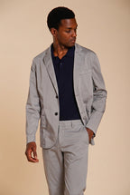 Da Vinci Travel blazer uomo in raso tecnico travel stretch
