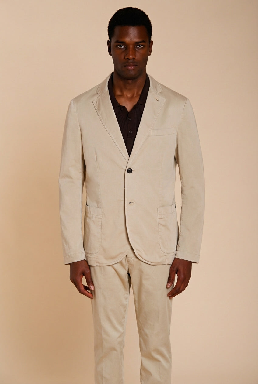 Da Vinci Travel Blazer Herren aus technischem Travel Stretch Satin