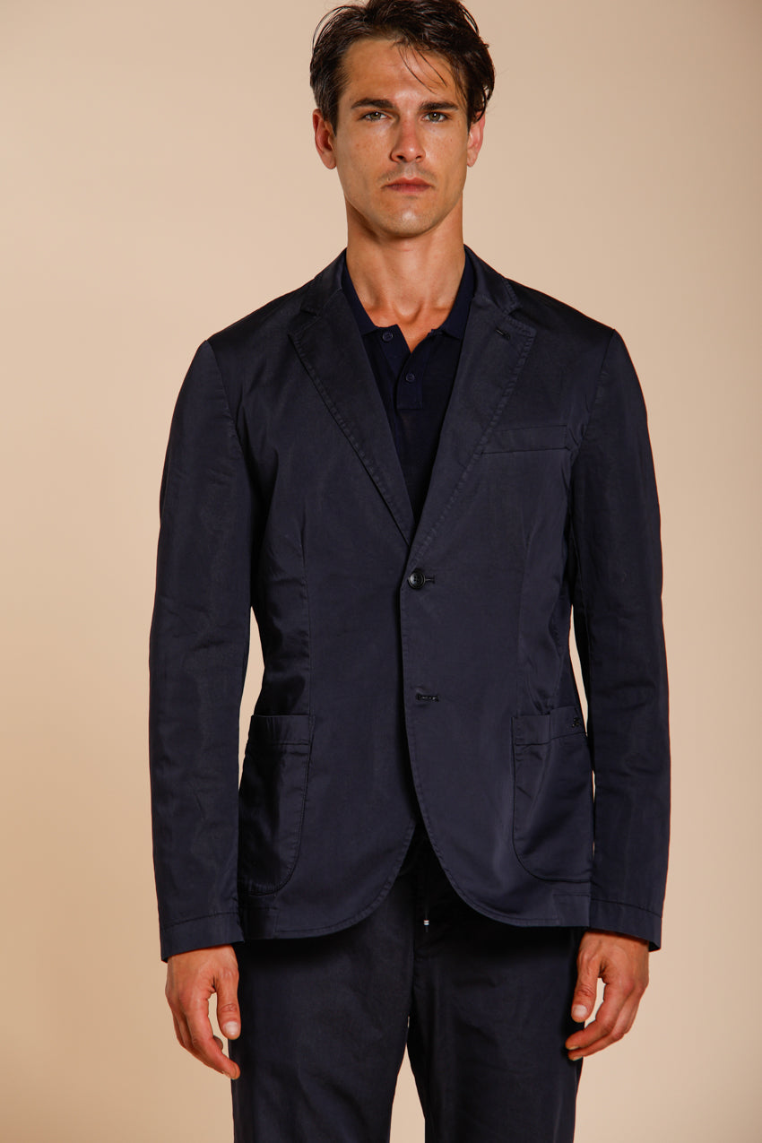 Da Vinci Travel Blazer Herren aus technischem Travel-Stretch Satin
