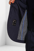 Da Vinci Travel Blazer Herren aus technischem Travel-Stretch Satin