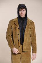 Foto 1 Firenze overshirt uomo in velluto costa larga