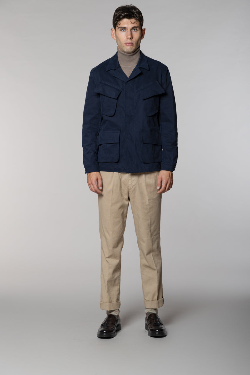 Vietnam Jacket giacca uomo in gabardina tinto pezza