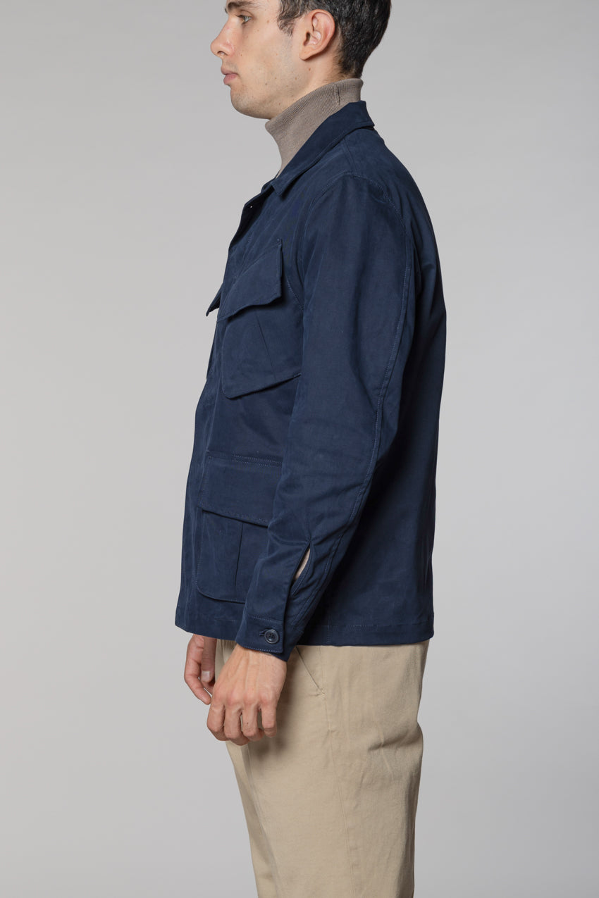 Vietnam Jacket giacca uomo in gabardina tinto pezza