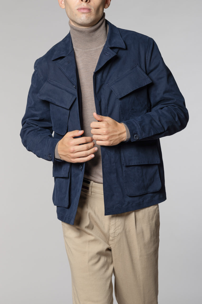 Vietnam Jacket giacca uomo in gabardina tinto pezza