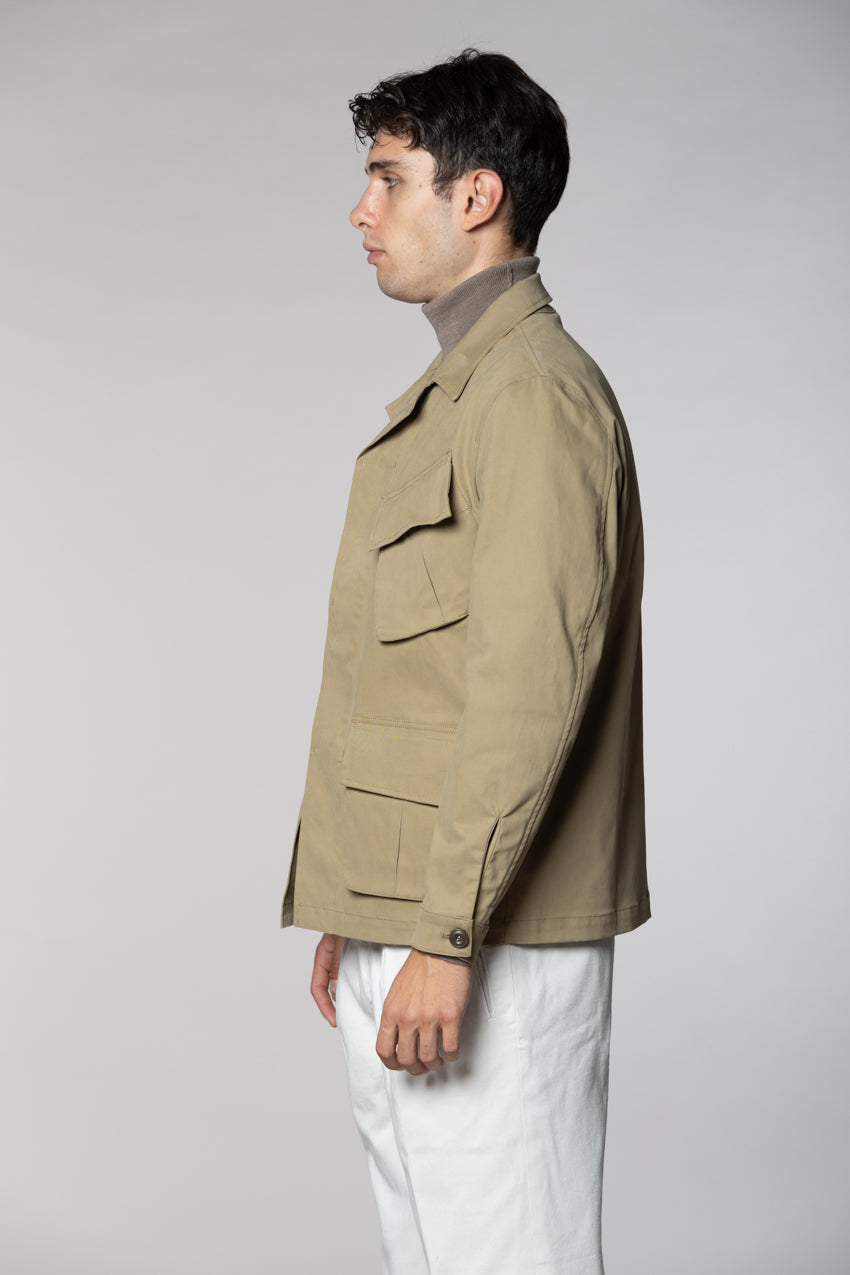Vietnam Jacket giacca uomo in gabardina tinto pezza
