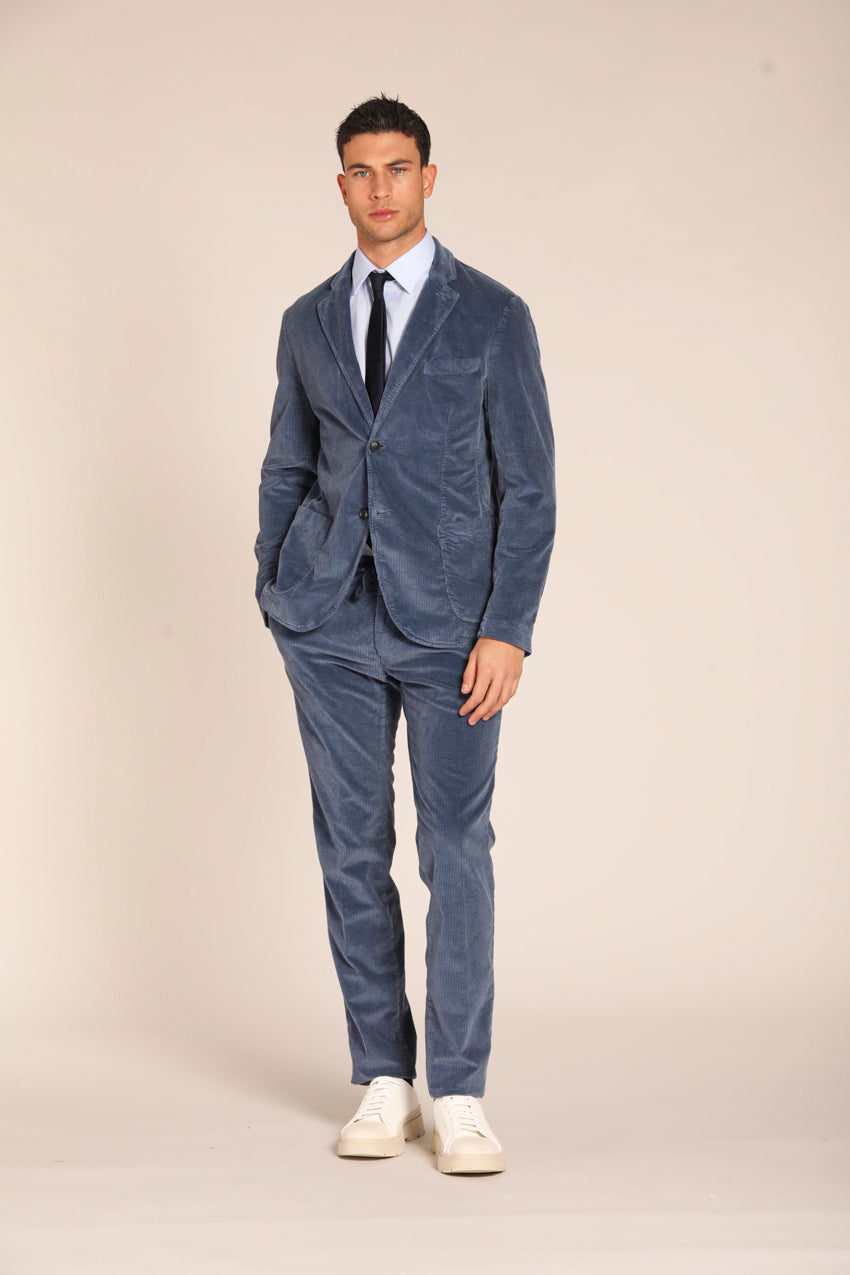 immagine 2 di blazer uomo modello Da Vinci  di colore azzurro scuro, fit regular di Mason's