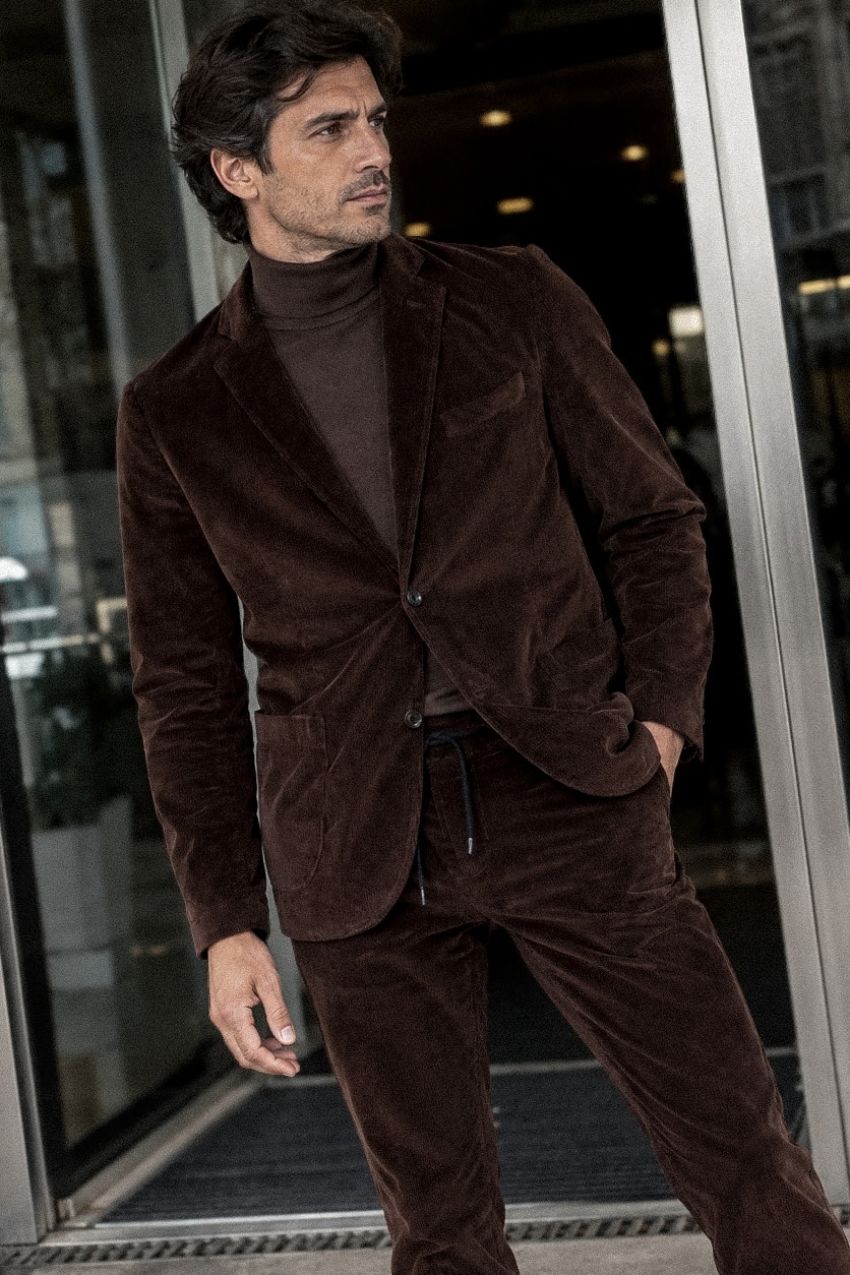 Tiziano Herrenblazer aus 500-Rippen-Samt