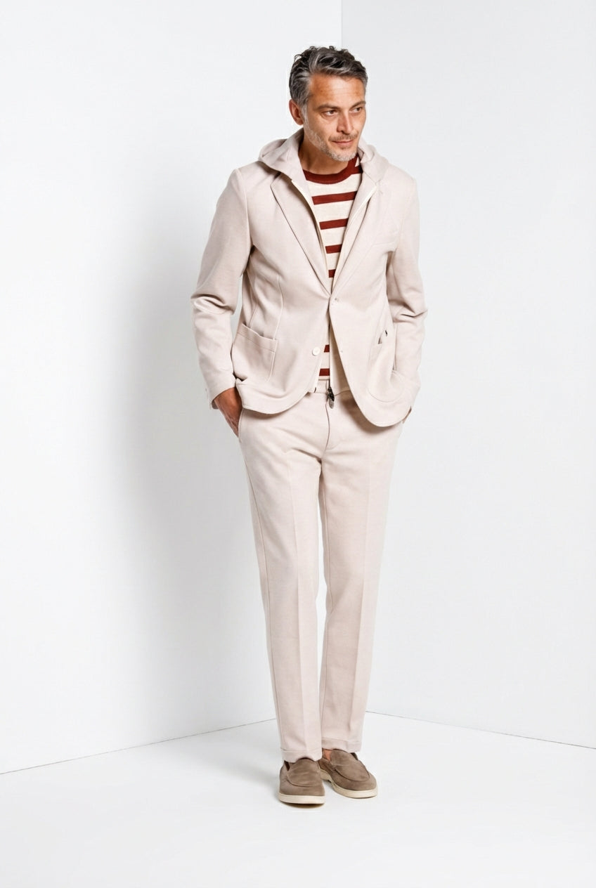 Da Vinci Golf blazer uomo in jersey piquet stretch