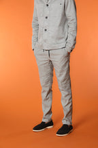 New York Sack Herren Chino Hose aus leichtem Leinen und Baumwolle Regular Fit