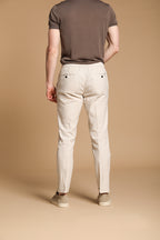 New York Sack Herren Chino Hose aus leichtem Leinen und Baumwolle Regular Fit
