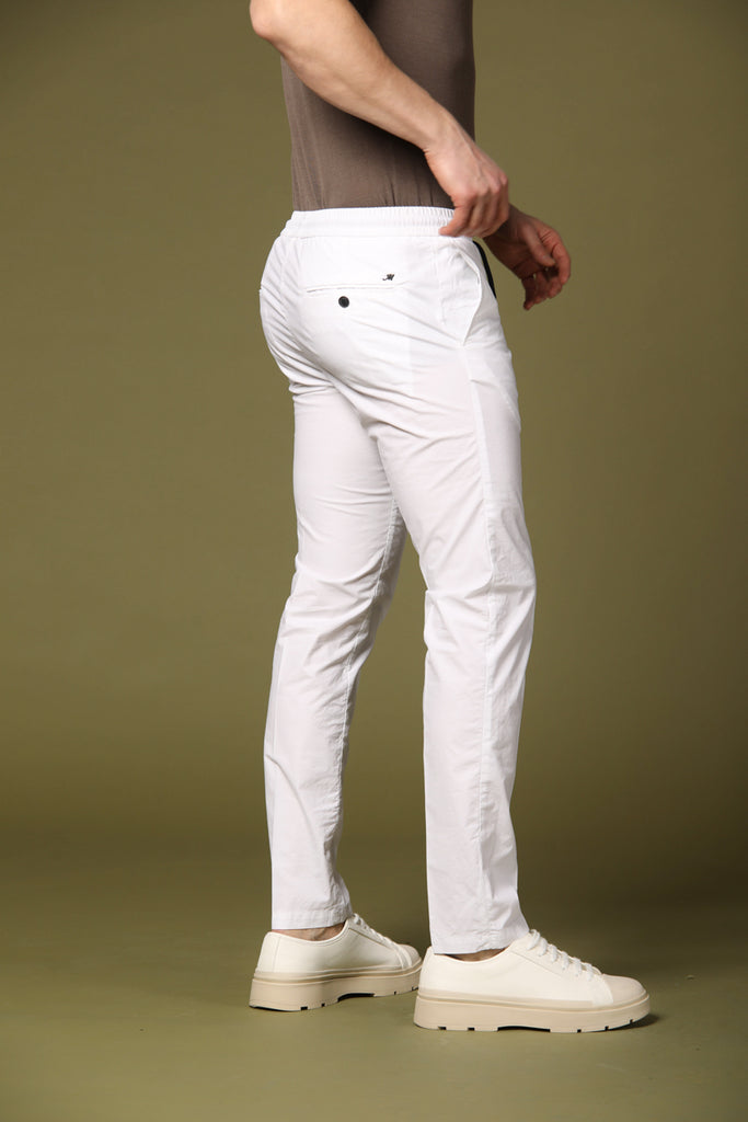 Bild 5 von Herren-Chino-Jogger, Modell New York Sack in Weiß, Regular-Fit von Mason's
