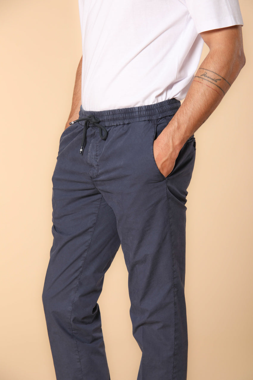 New York Sack Herren-Chinohose aus Fallschirmgewebe aus Baumwolle und Tencel Regular Fit