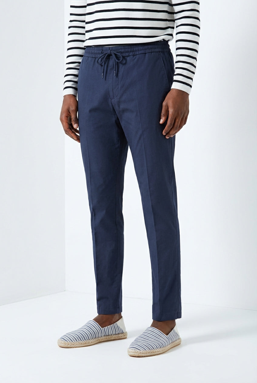 New York Sack Hose Chino Jogger Herren aus Fallschirmstoff aus Lyocell und Baumwolle regular fit