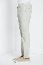 Milano Jogger Travel pantalone chino uomo in raso tecnico travel stretch extra slim fit