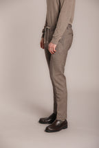 Foto 4 New York String pantalone chino jogger uomo in cover bicolor regular fit