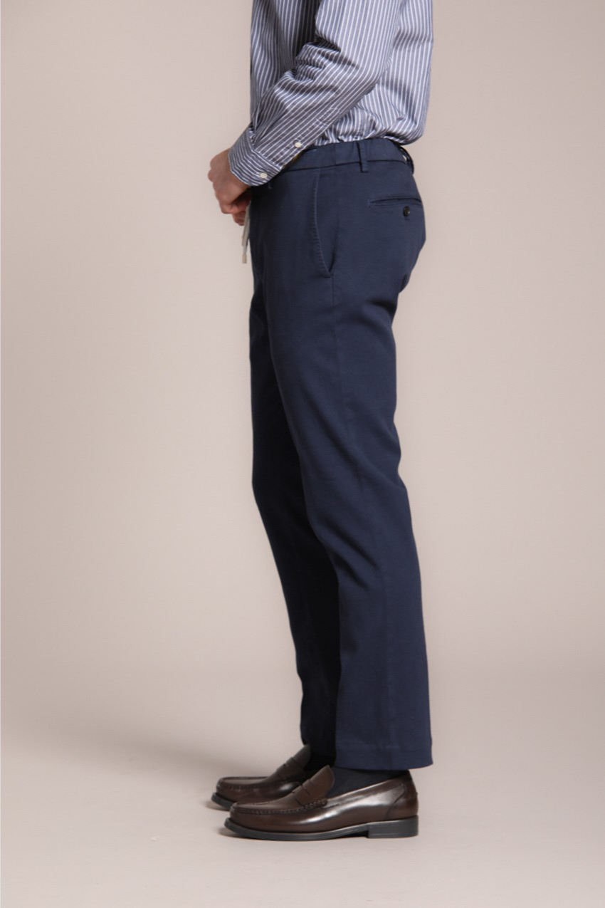 New York String Herren Chino Jogger aus Baumwolle Cashmere Regular Fit