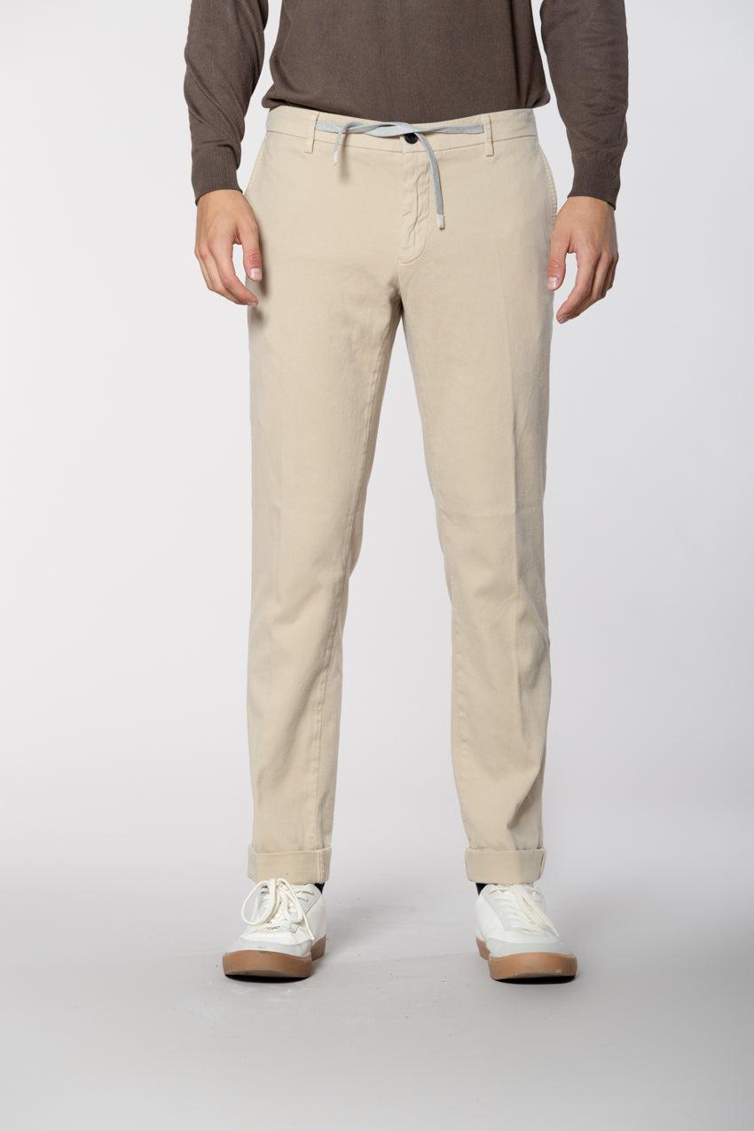 New York String Herren Chino Jogger aus Baumwolle Kashmir Regular Fit