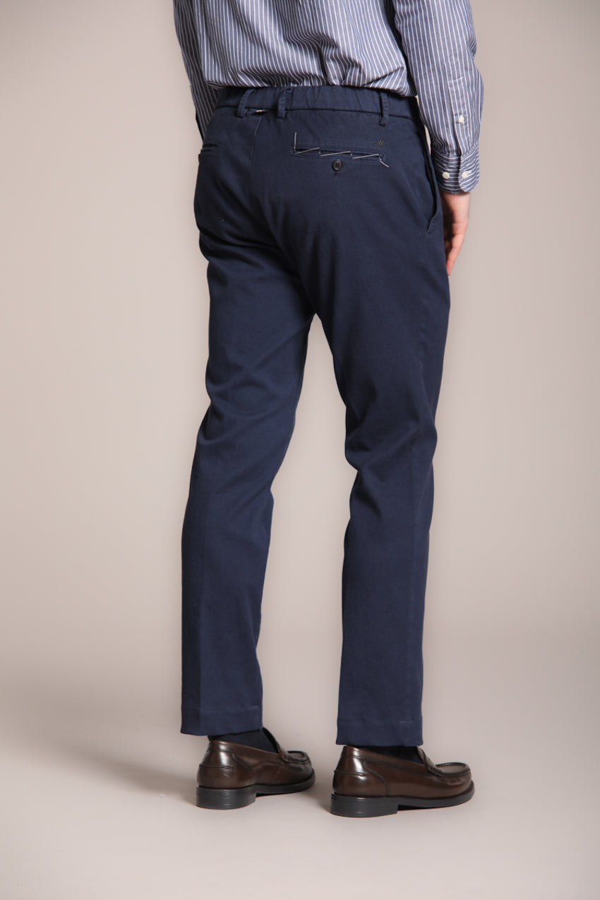 Foto 4 New York String pantalone chino jogger uomo in cotone cashmere regular fit