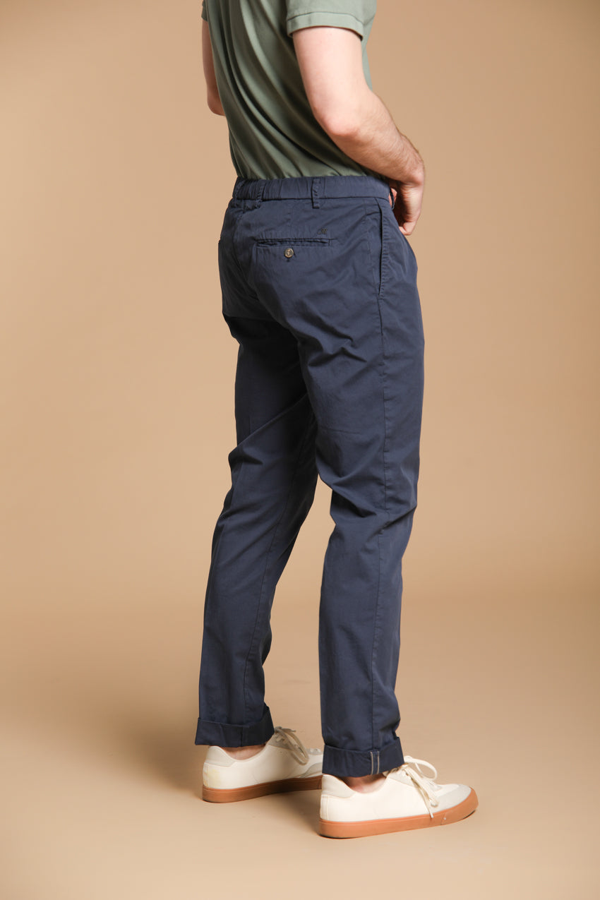 New York 1 Pinces City String Herren Chino Hose aus leichtem Pima-Baumwoll-Twill Regular Fit