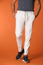 New York Side Elax Herren Chino Jogger Hose aus Pima-Baumwolle Regular Fit