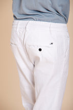 Milano Jogger Hose Chino Herren aus Leinen- und Baumwolltwill extra slim fit
