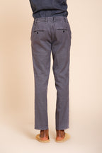 Milano Jogger Hose Chino Herren aus Leinen und Baumwoll Twill extra slim fit