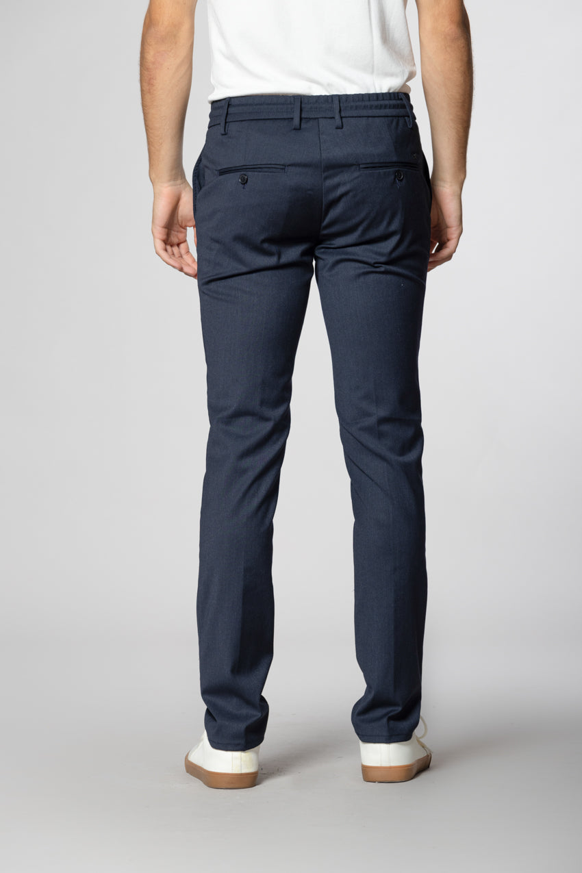 Milano Jogger Herren Chinohose aus Wolle extra slim fit