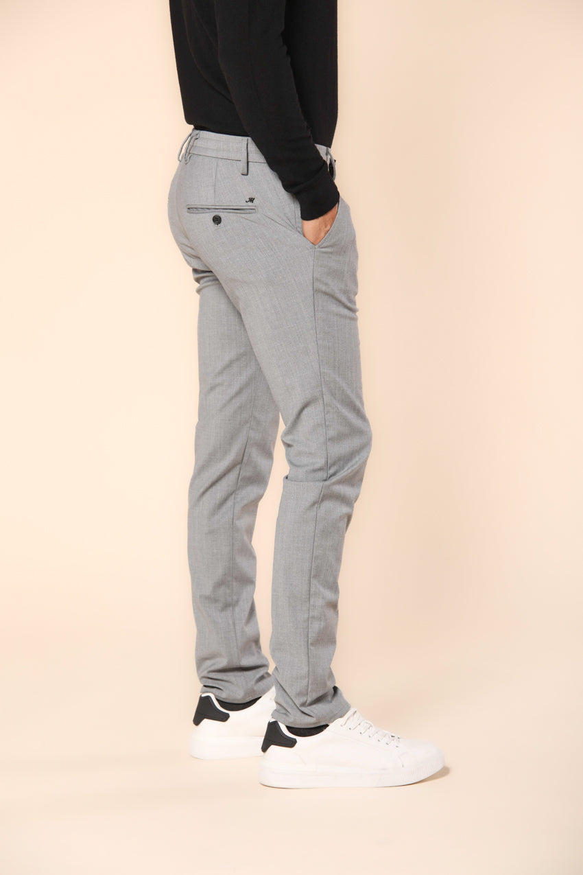 Milano Jogger pantalone chino uomo in lana extra slim fit