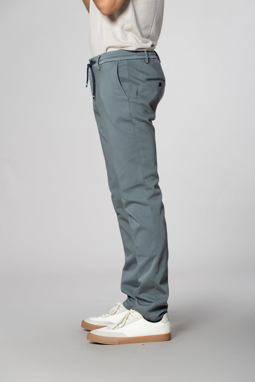 Milano Jogger Travel pantalone chino uomo in jersey active 4.0 extra slim fit