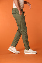 Milano Jogger Herren Chino Jogger aus Baumwolle und Tencel Extra Slim Fit